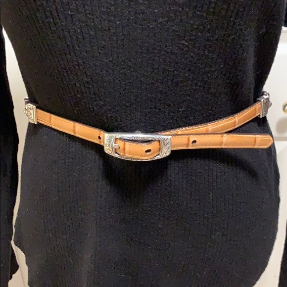 BRIGHTON  Reversible Brown and Tan Belt - Picture 2 of 8